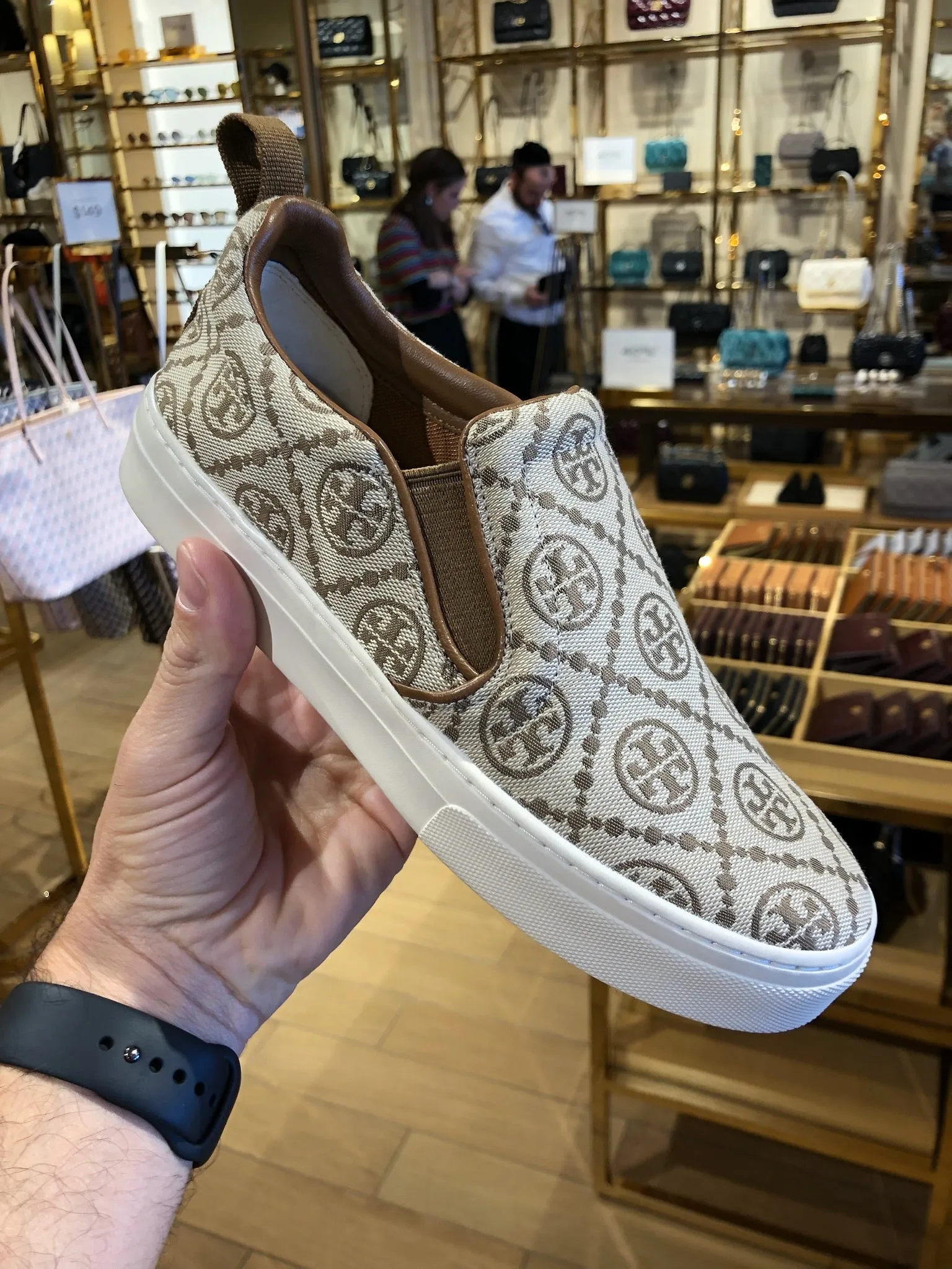 Tory Burch T monogramm slip on