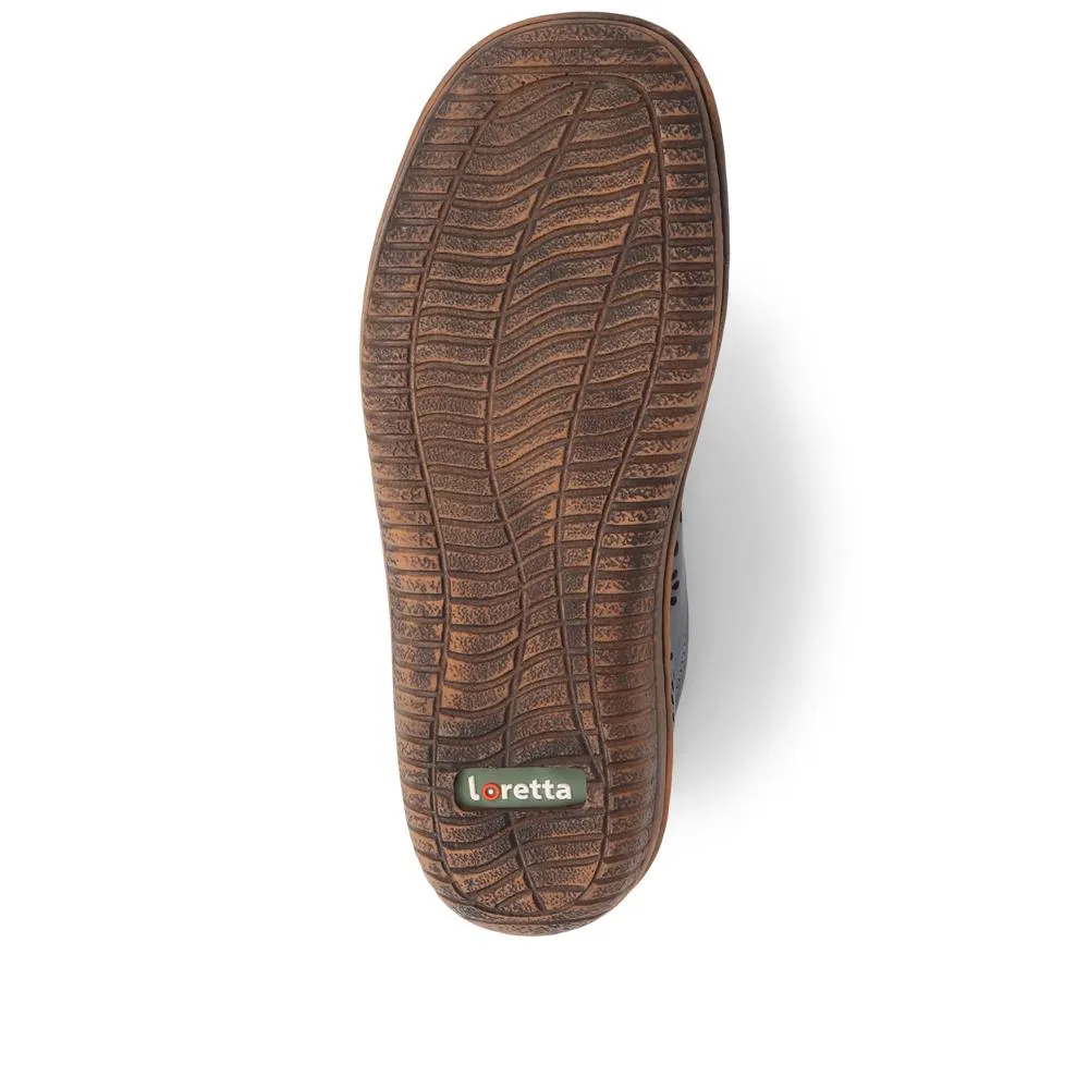 Touch-Fasten Leather Shoes  - HAK39025 / 325 540