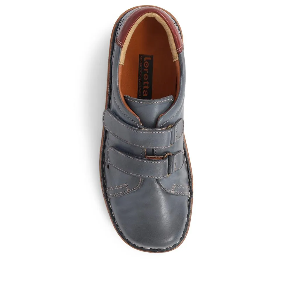 Touch-Fasten Leather Shoes  - HAK39025 / 325 540