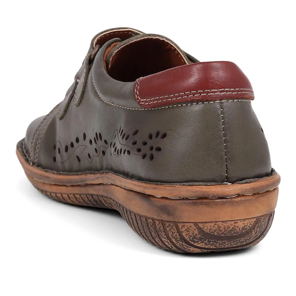 Touch-Fasten Leather Shoes  - HAK39025 / 325 540