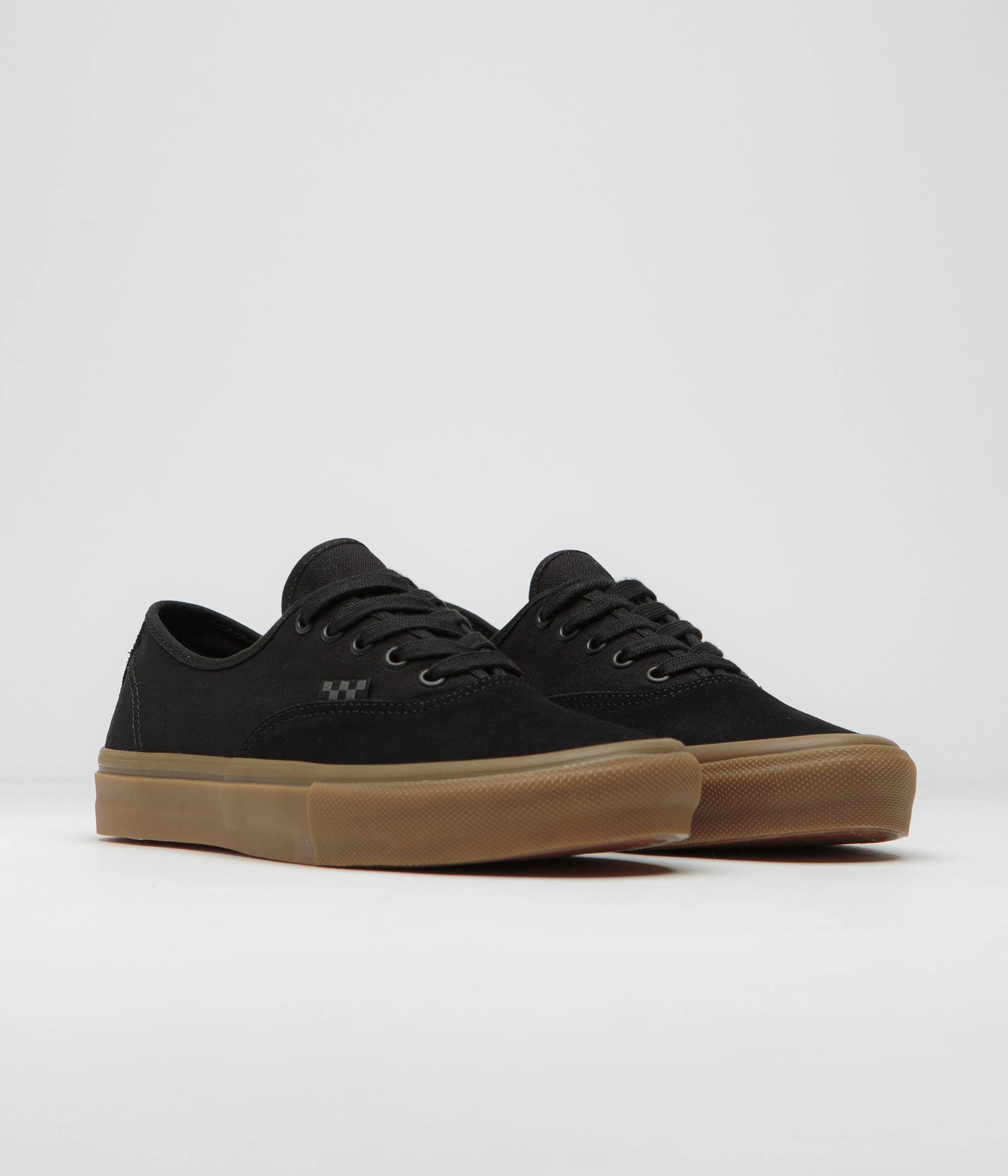 Vans Skate Authentic Shoes - Black / Black / Gum