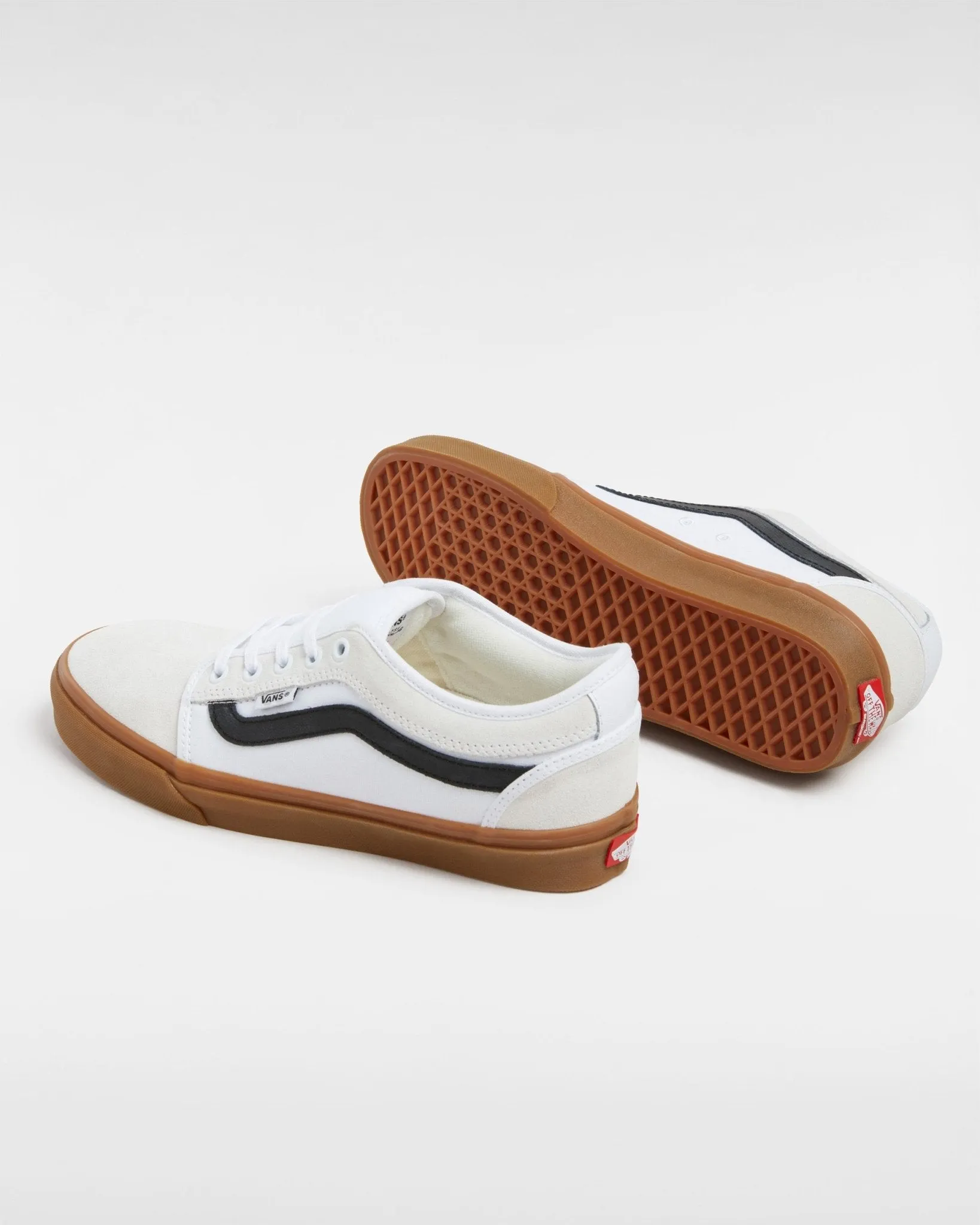 Vans Skate Chukka Low Sidestripe Shoes White