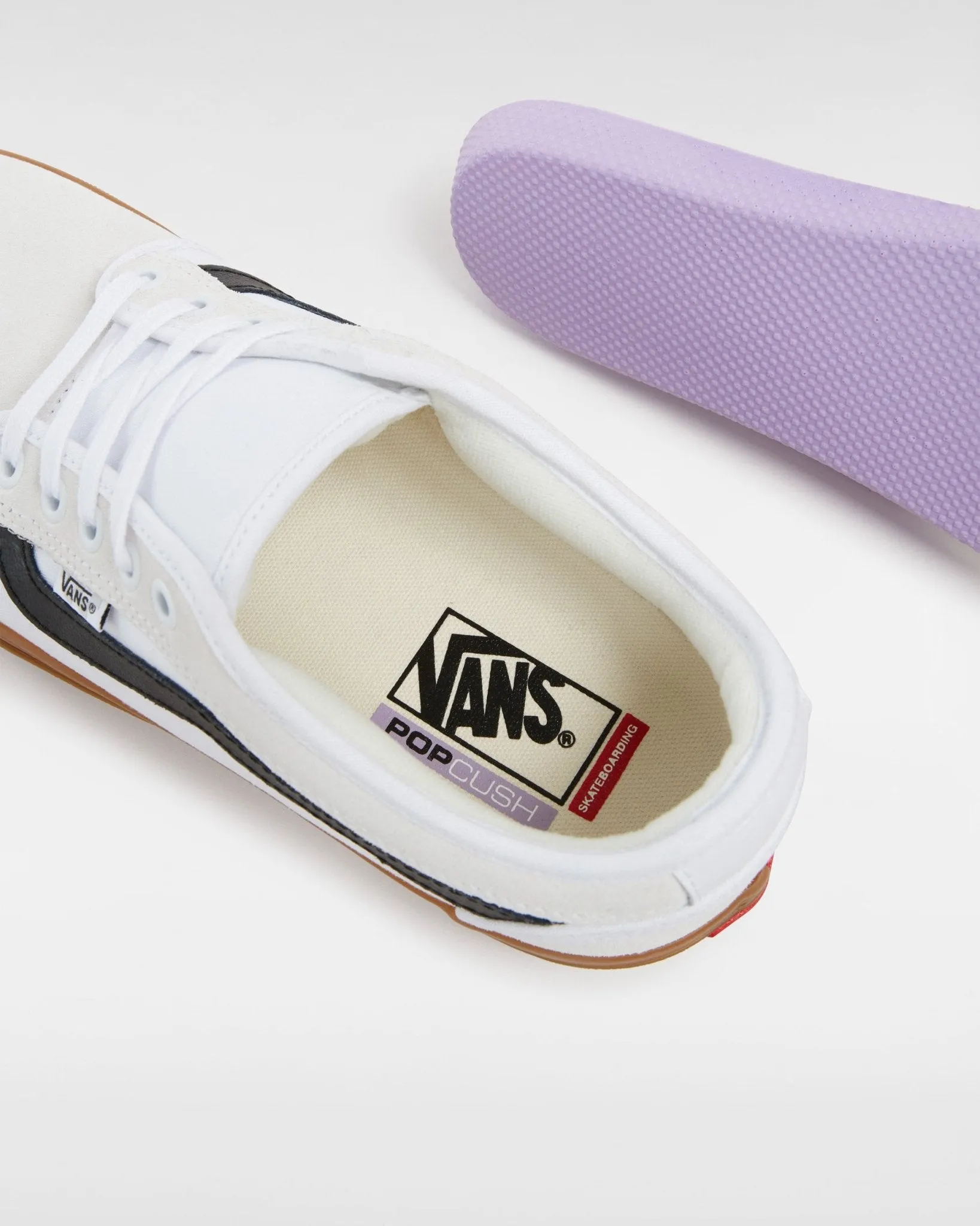 Vans Skate Chukka Low Sidestripe Shoes White