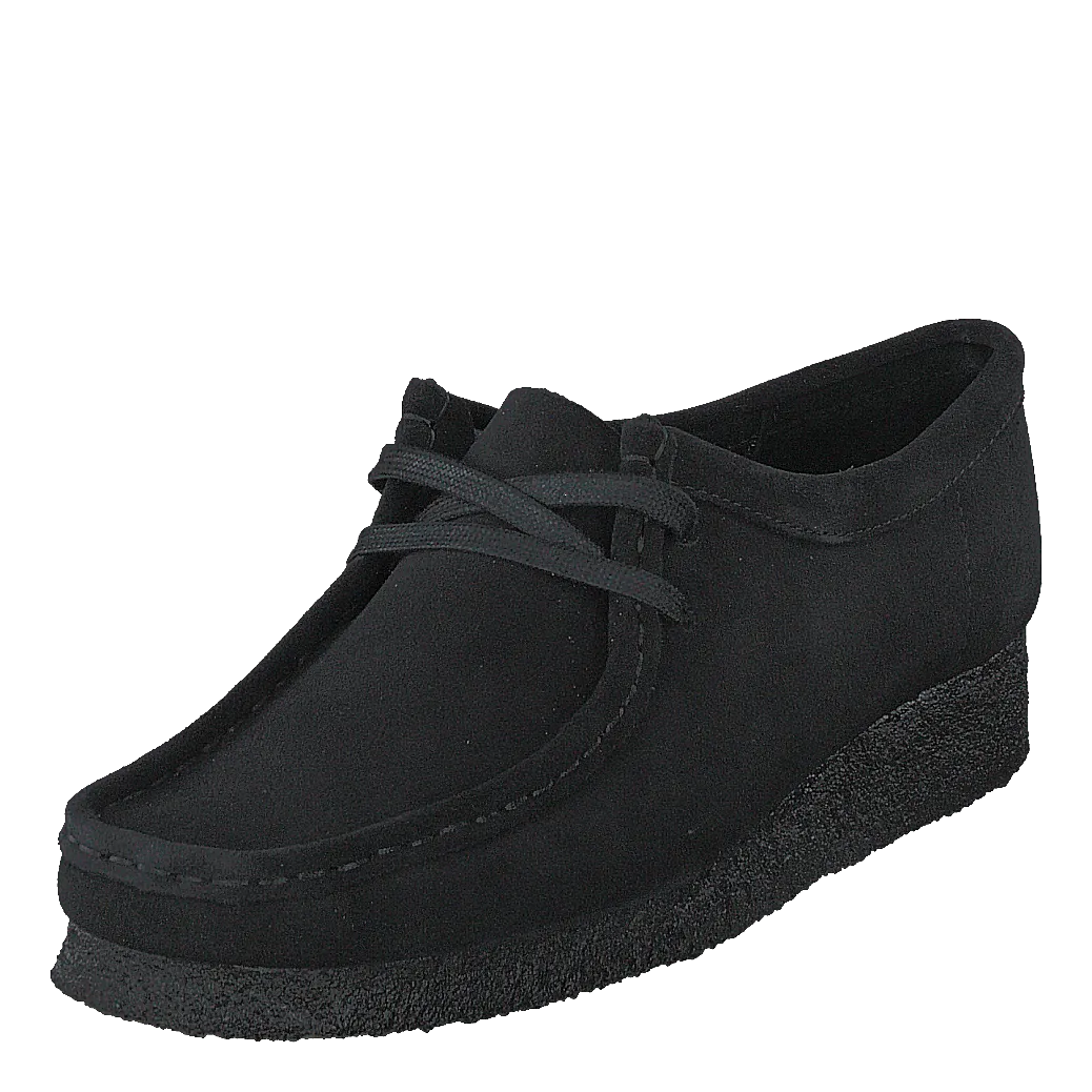Wallabee Black Suede