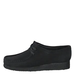Wallabee Black Suede