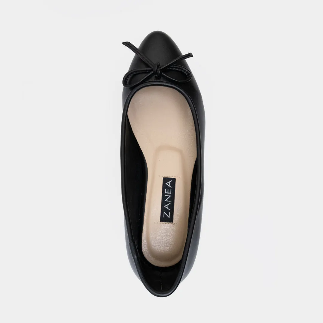 Waverly Ballet Flats (Black)
