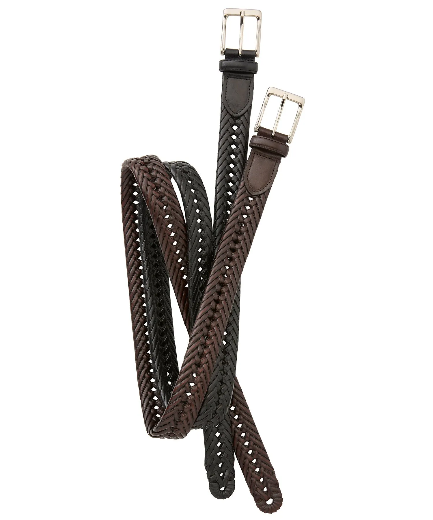 Westport Lifestyle 35mm Brushed Nickel Braided Belt