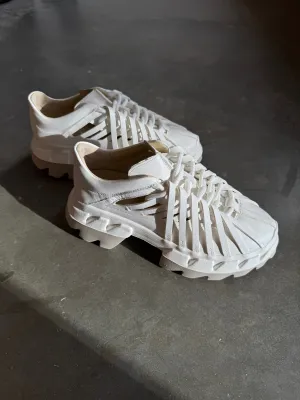 White Arko Osta Woven Sneakers