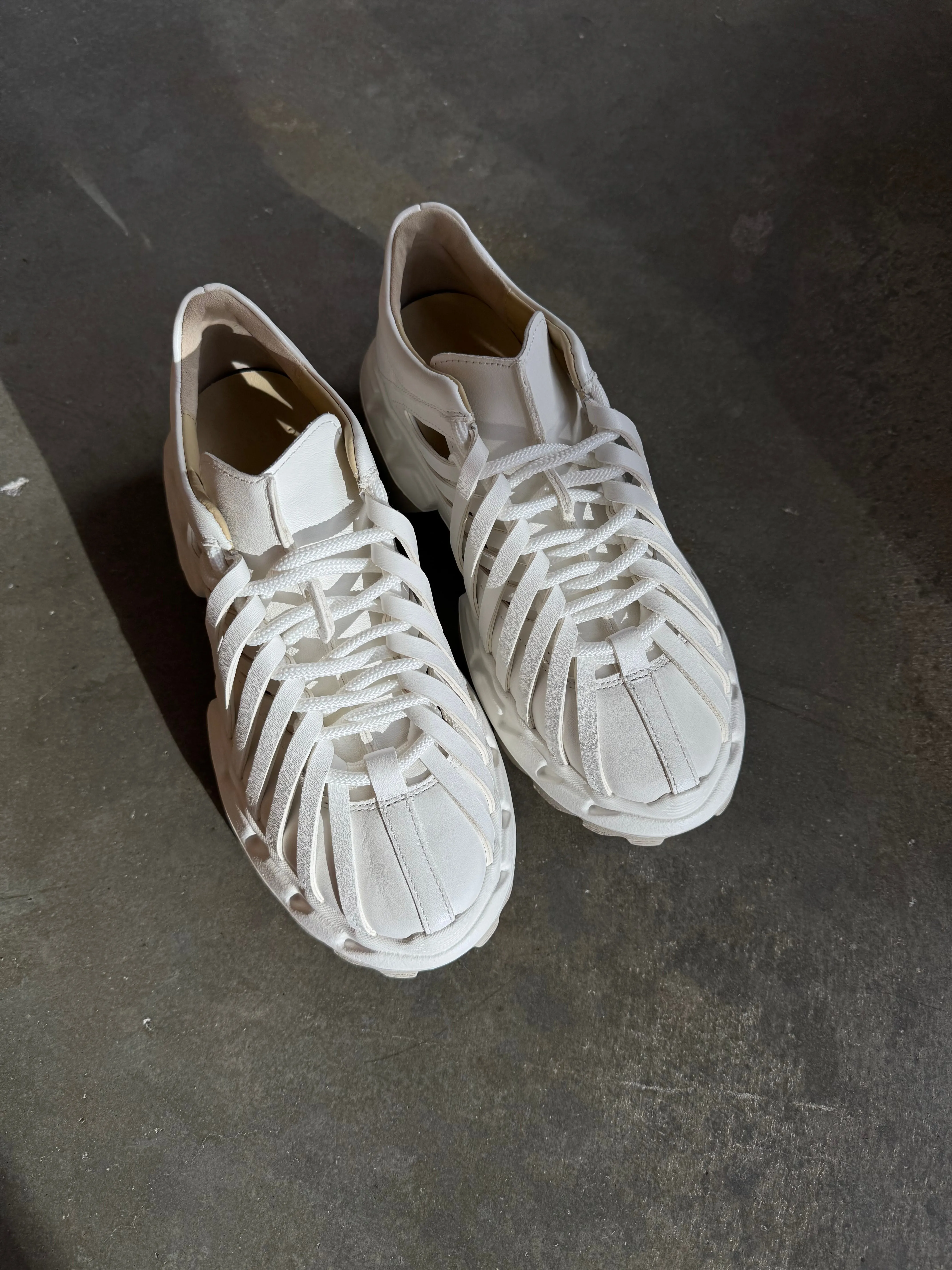 White Arko Osta Woven Sneakers