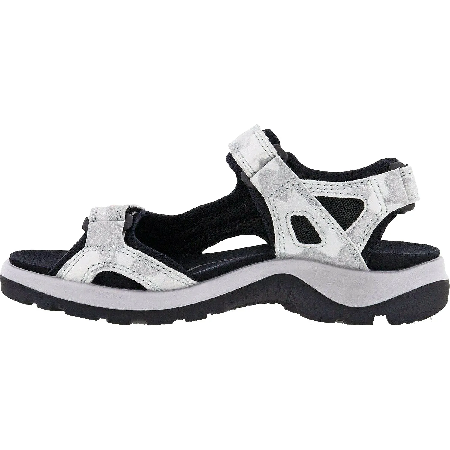 Women's Ecco Yucatan White Camo Nubuck