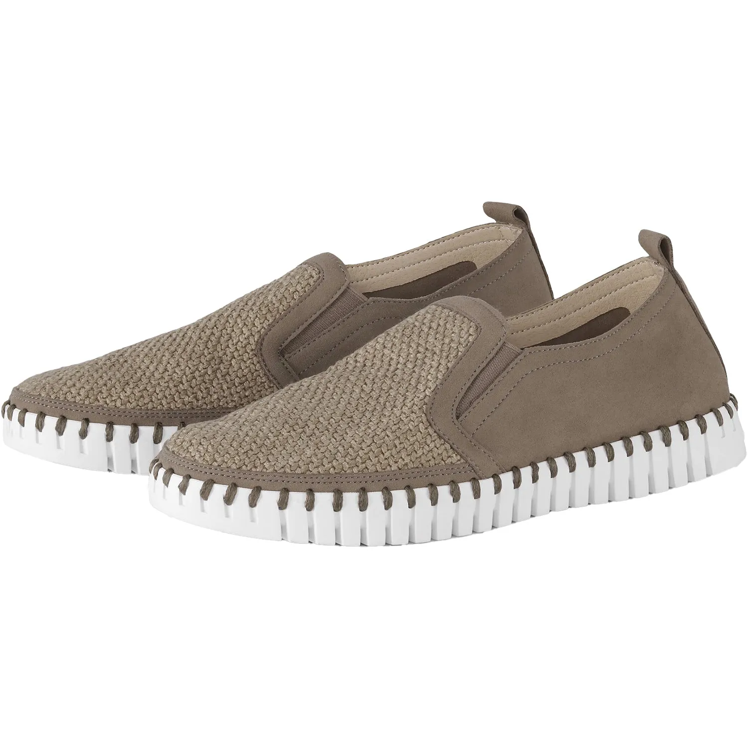 Women's Ilse Jacobsen Tulip 3877 Slip On Falcon Synthetic