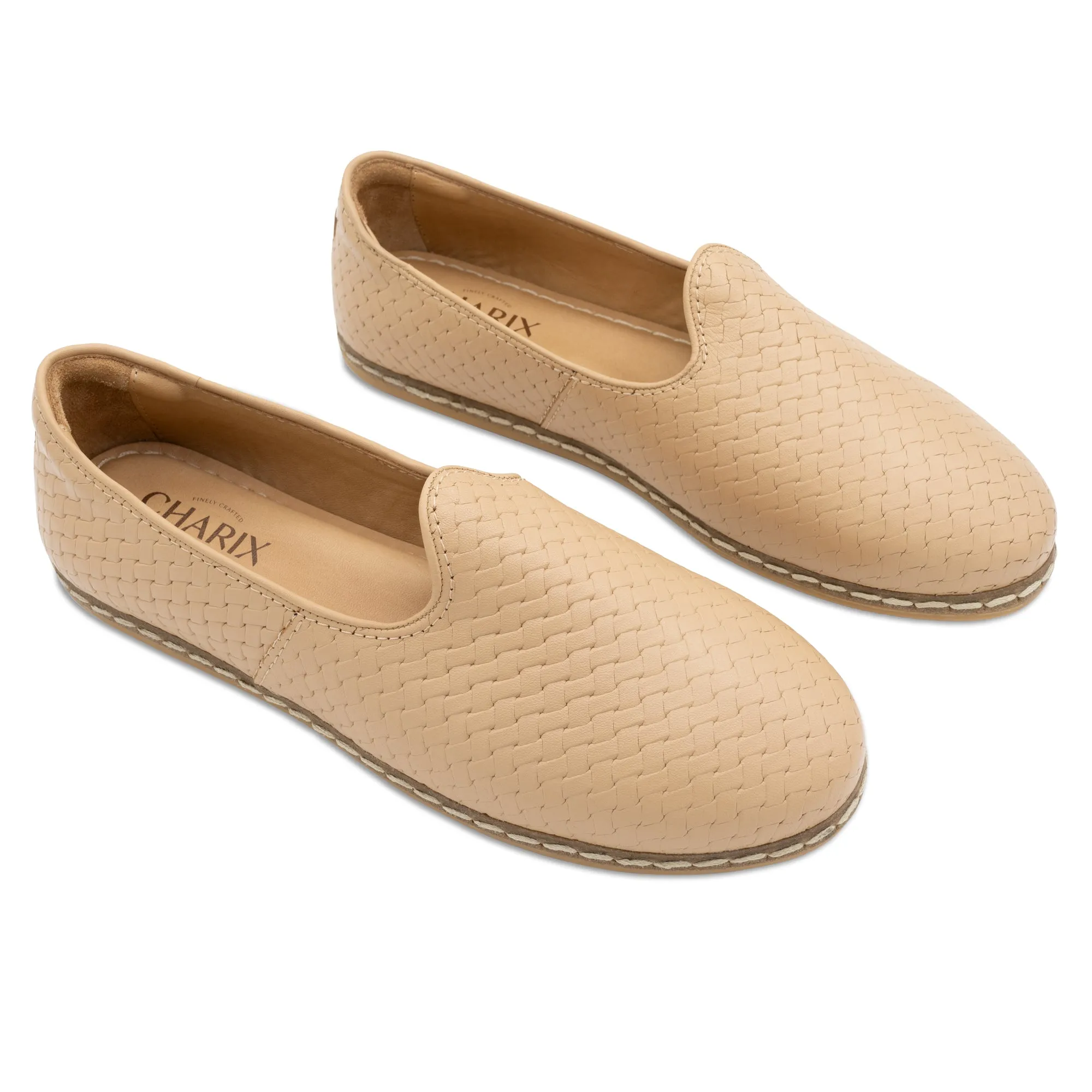 Woven Tan Slip-On