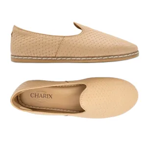 Woven Tan Slip-On