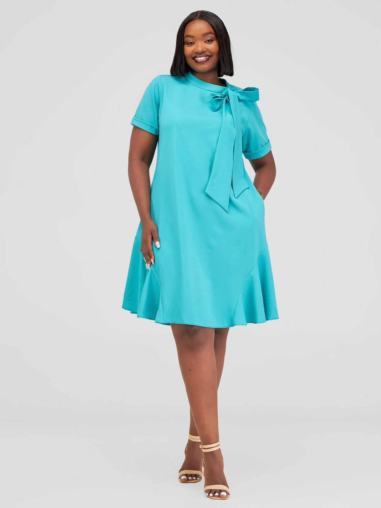 WSC Mariste Foi Shift Dress - Teal