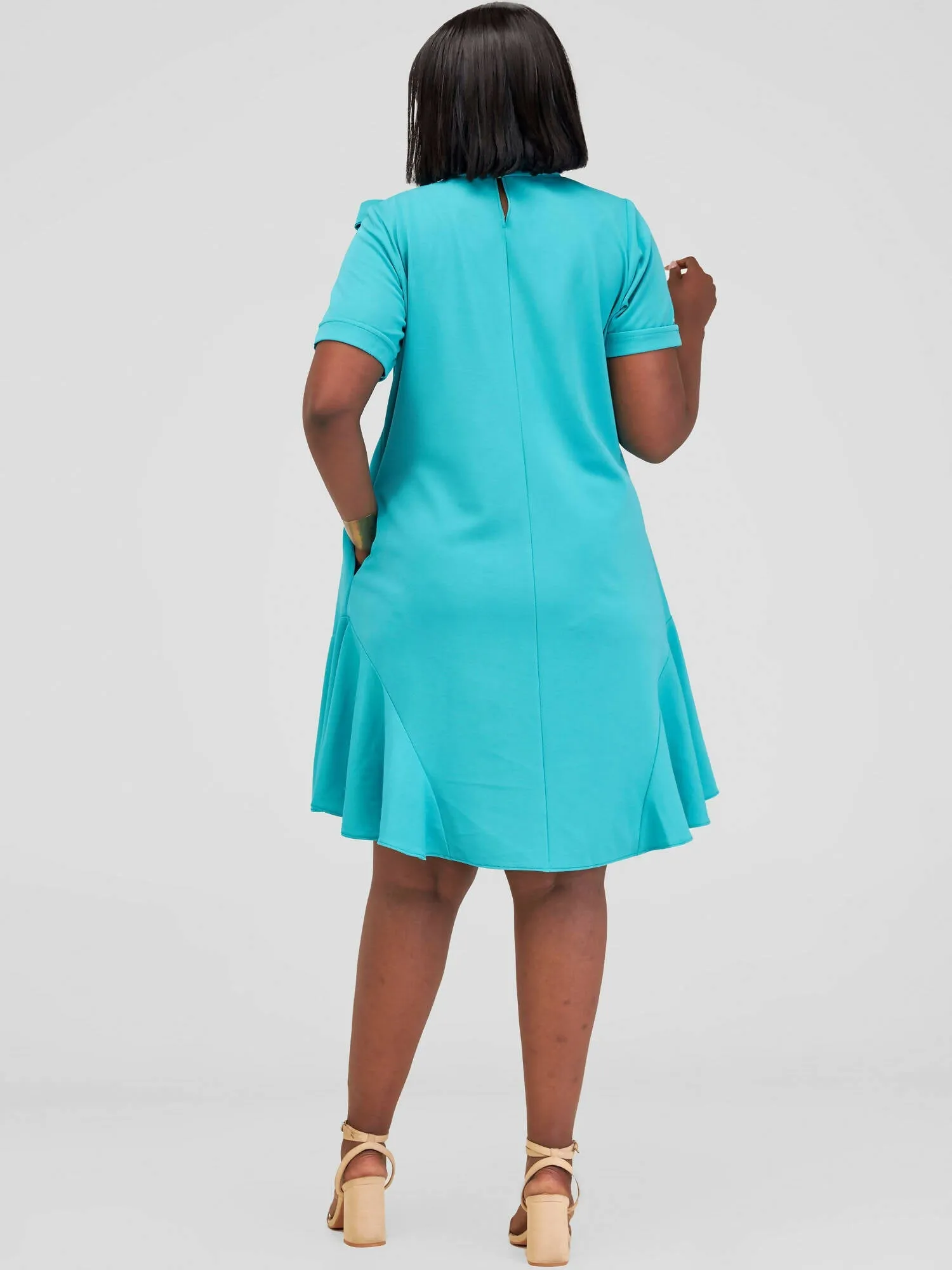 WSC Mariste Foi Shift Dress - Teal