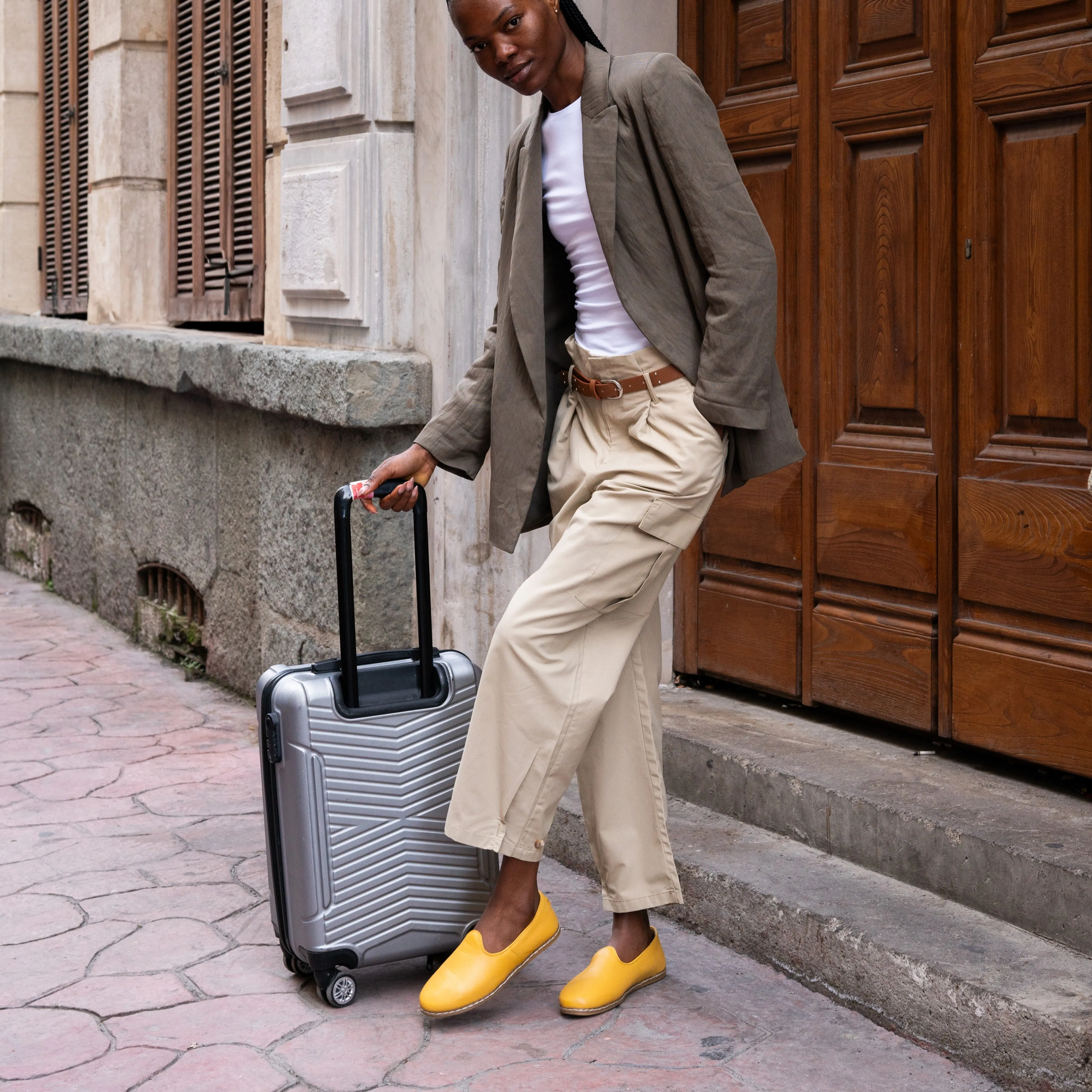 Yellow Slip-On