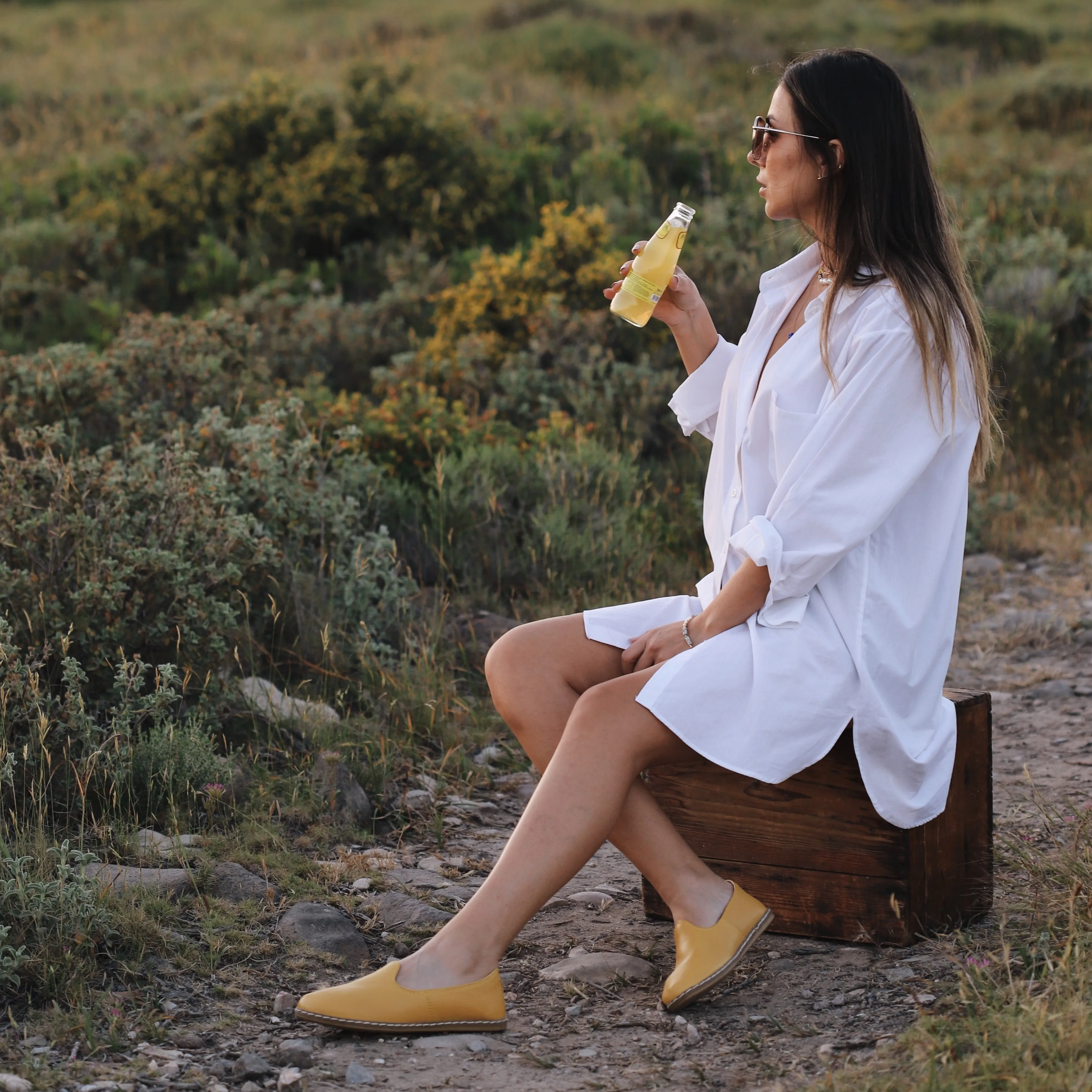 Yellow Slip-On